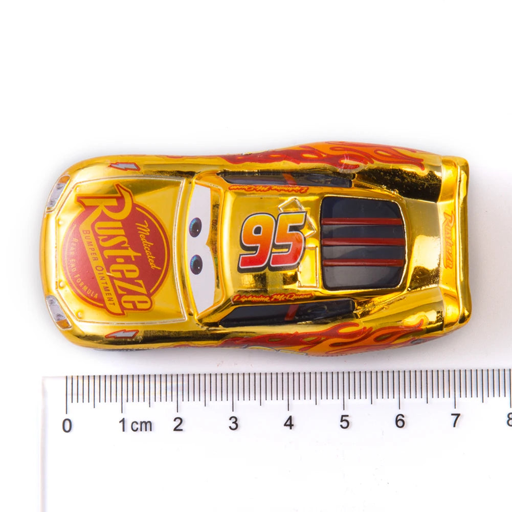 Coche de Juguete Disney Pixar Cars 3 Lightning McQueen & Mater 1:55 – Colección de Vehículos de Metal Diecast