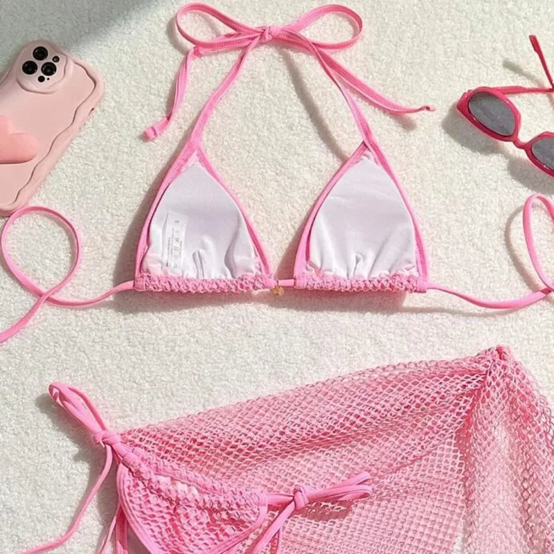 Bikini Mujer 2025 | 3 Piezas Sexy Brasileño Playa y Piscina