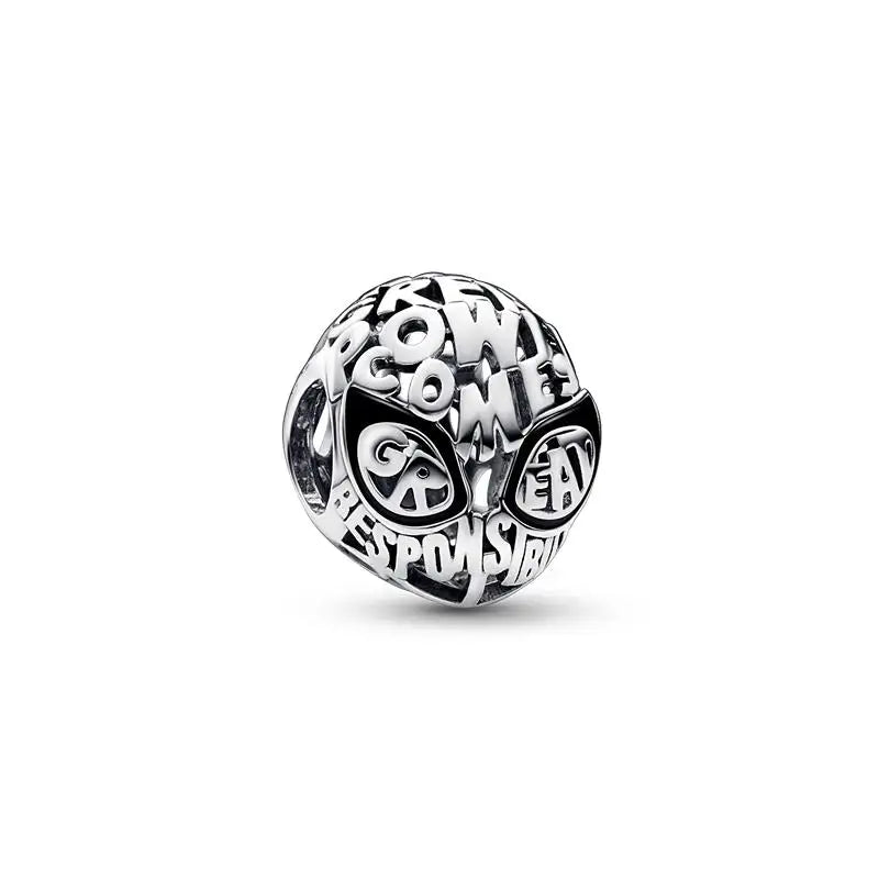 Charm Capitán América plata 925 – Abalorio de superhéroe para pulsera tipo Pandora