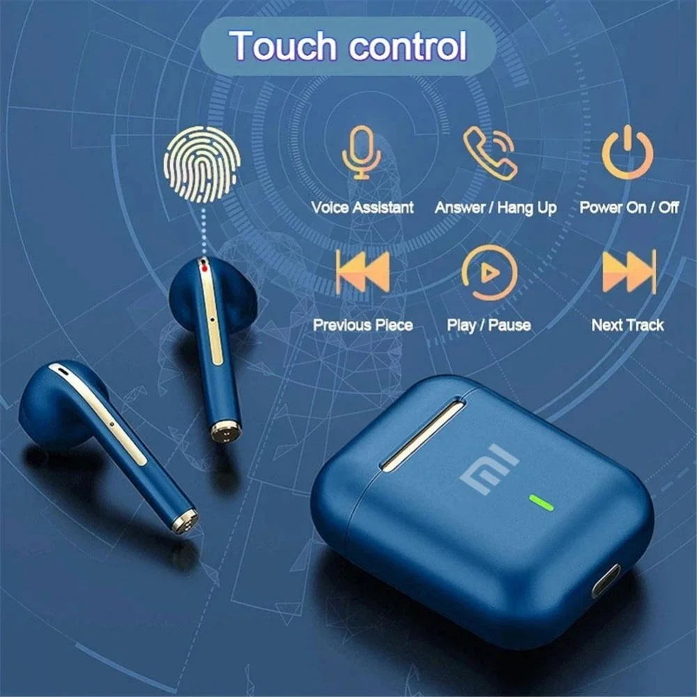 Xiaomi J18 TWS – Auriculares inalámbricos Bluetooth HiFi, micrófono, táctiles, impermeables y con cancelación de ruido