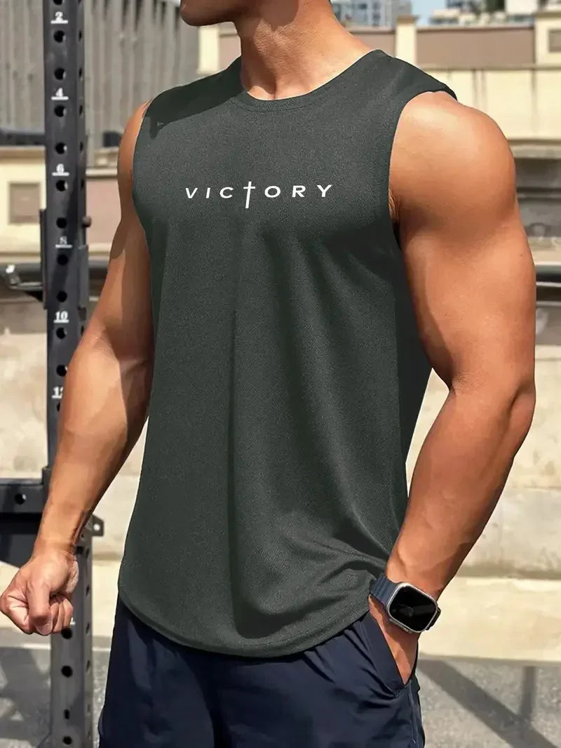 Tank Top Deportivo para Hombre – Camiseta Sin Mangas de Badminton, Tenis, Running y Fitness, Streetwear de Verano