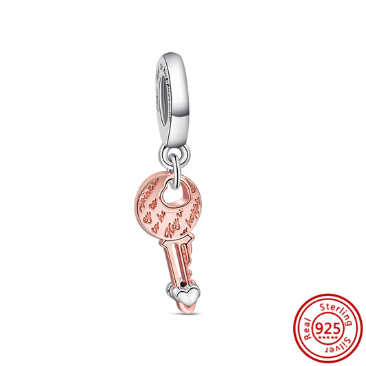 Charm sorpresa de plata 925 estilo estrella y corazón – Bolsa sorpresa random para pulsera DIY mujer