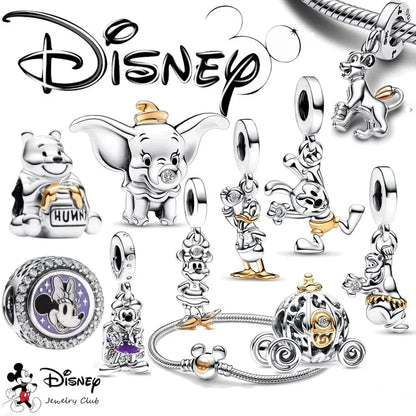 Charm Disney 100º Aniversario Mickey Mouse – Abalorios Princesa y Calabaza para Pulseras Originales Mujer