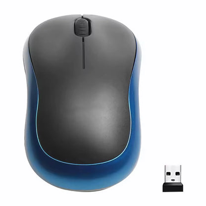 Mouse Inalámbrico 2025 – 2.4GHz USB, 1000DPI, Óptico Silencioso para Windows, Mac y Chrome OS