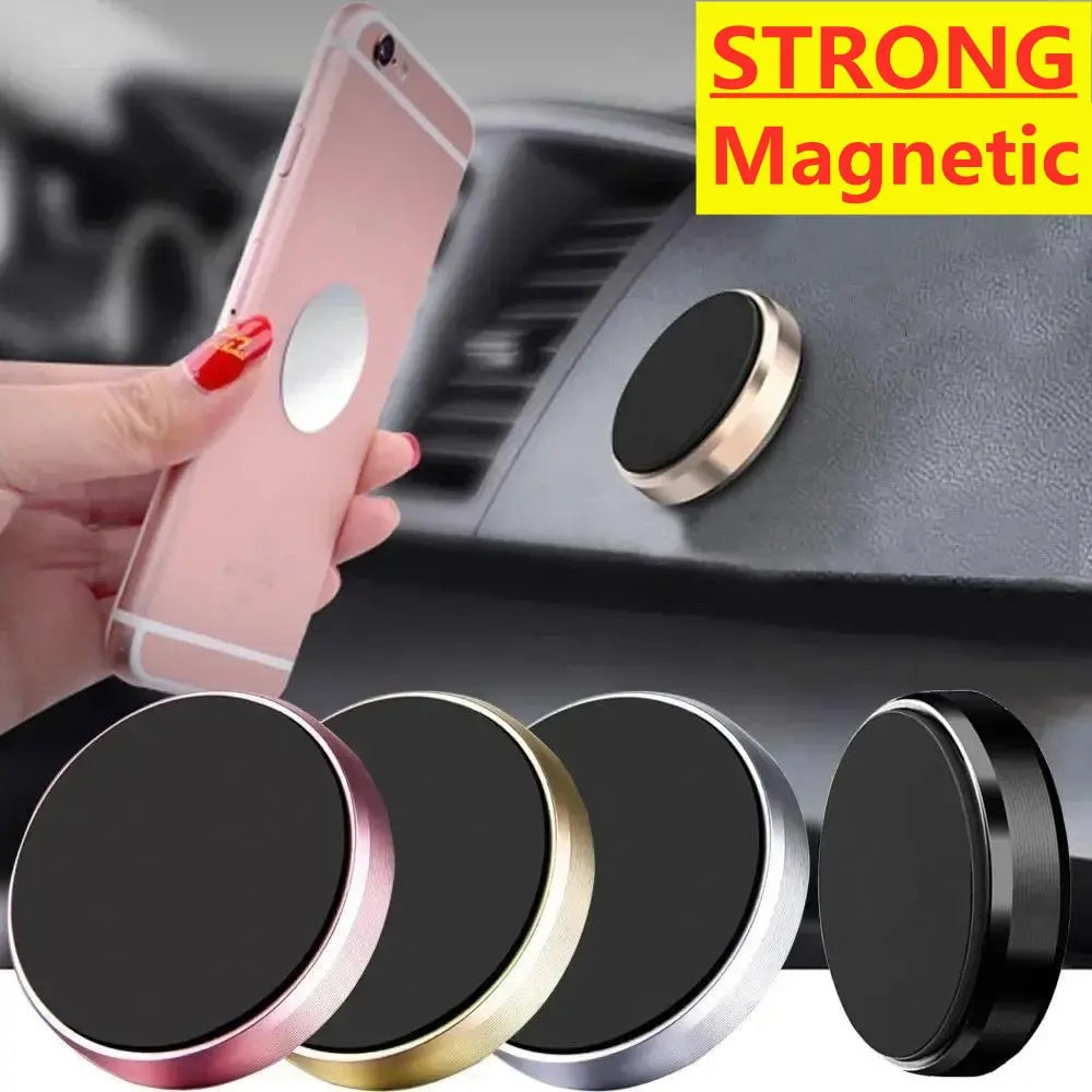 Soporte Magnético para Teléfono en Coche | Universal Dashboard Mount con Imanes Potentes y Base Adhesiva para iPhone, Samsung, Xiaomi, Huawei