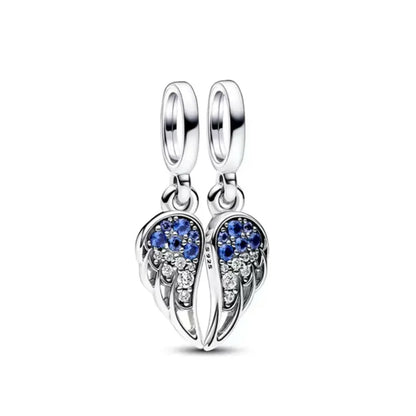 Charm Serie Océano en Plata 925 – Abalorios Tortuga, Cangrejo y Sirena para Pulsera Original Mujer