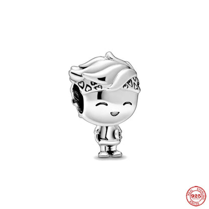 Charm Familia en Plata 925 – Abalorio Sparkling para Pulsera Original Mujer