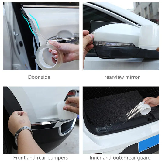 Protector Transparente para Puertas de Auto | Tira Anticolisión y Película Protectora SEAMETAL