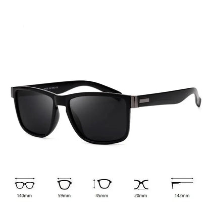 Gafas de Sol Polarizadas Hombre Mujer | Estilo Lujo Cuadradas Retro UV400