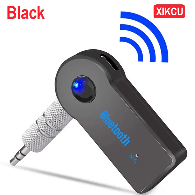 XIKCU Bluetooth Receiver 5.0 – Adaptador Inalámbrico 3.5mm AUX para Carro, Parlantes y Amplificadores