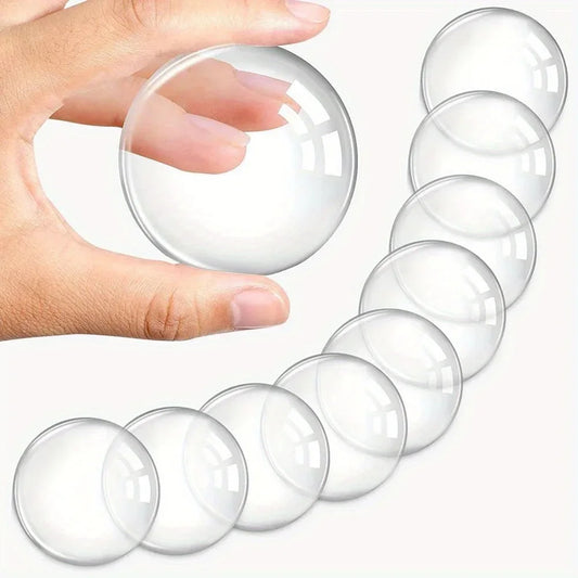 Tope de Puerta de Goma Transparente – Protector de Pared y Manilla, Almohadilla Antigolpes