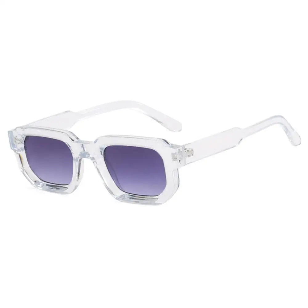 KLASSNUM Gafas de Sol Rectangulares Vintage | Retro Fashion UV400 Unisex Hombres y Mujeres