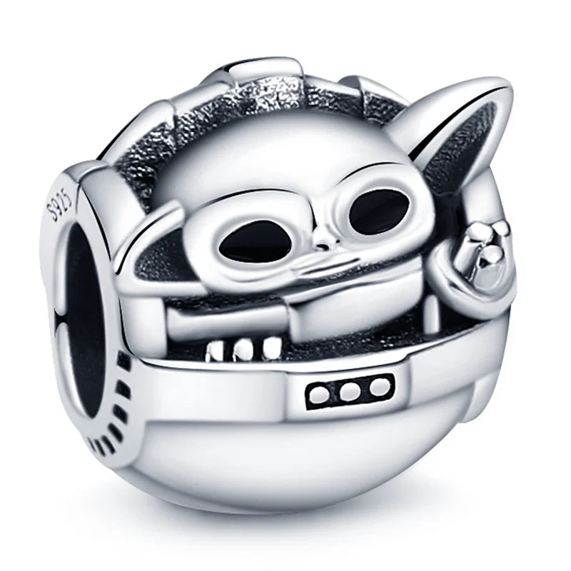 Charm Sobre Plata 925 | Serie Mago | Compatible Pulsera Pandora 3mm