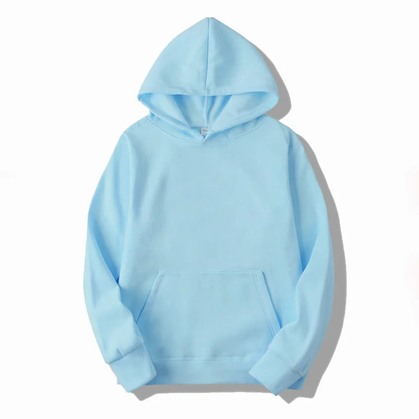 Hoodie Básico Unisex – Sudadera Casual Hombre y Mujer para Primavera, Otoño e Invierno