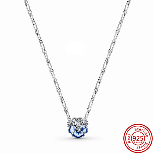 Collar charm corazón rojo infinito en plata 925 – Abalorio brillante para pulseras tipo Pandora, joyería DIY elegante