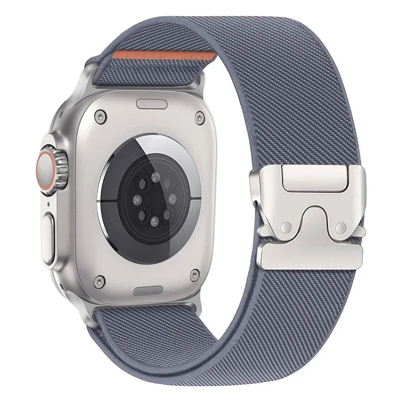 Correa de Nylon Trenzado Elástica para Apple Watch – Compatible Ultra 2, Series 10-6, SE (41mm-49mm)