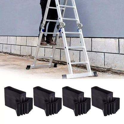 4 Piezas Pies Antideslizantes para Escalera – Protectores de Goma Reemplazables para Patas de Escaleras y Muebles