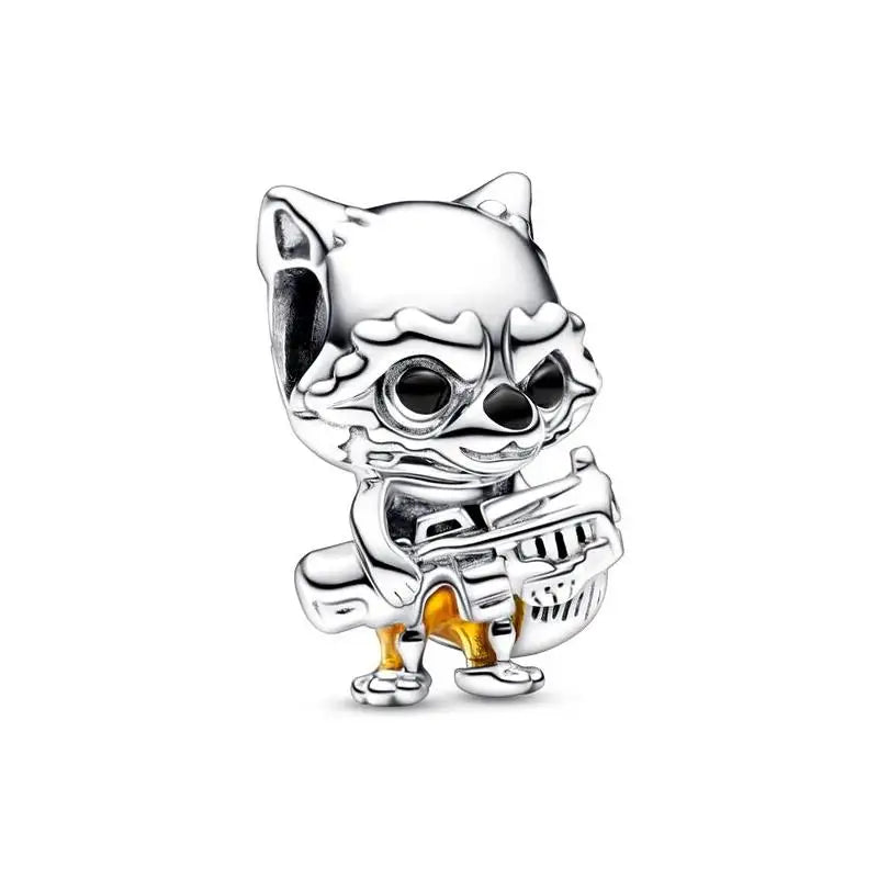 Charm Capitán América plata 925 – Abalorio de superhéroe para pulsera tipo Pandora