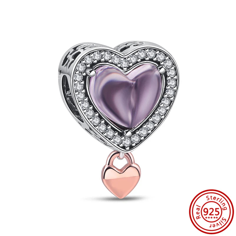 Charm sorpresa de plata 925 estilo estrella y corazón – Bolsa sorpresa random para pulsera DIY mujer