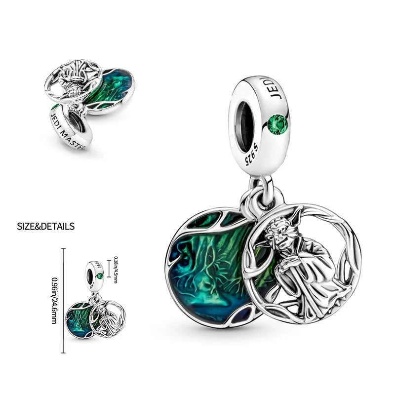 Charm Harry Potter plata 925 – Abalorio mágico de la serie para pulsera tipo Pandora