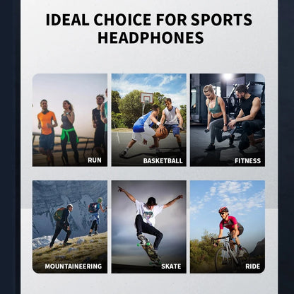 Xiaomi Mijia auriculares de conducción ósea – Inalámbricos deportivos Bluetooth con micrófono manos libres para correr