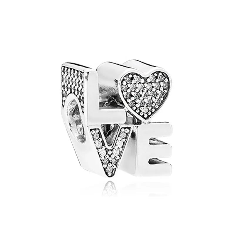 Charm Familia en Plata 925 – Abalorio Sparkling para Pulsera Original Mujer
