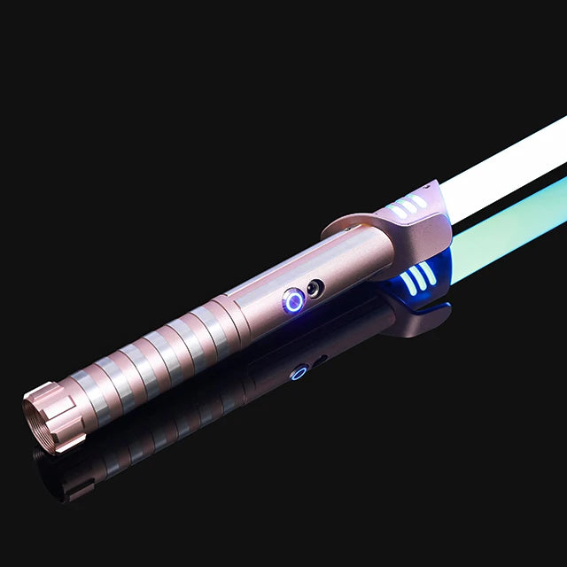 RGB Metal Lightsaber Dueling Smooth Swing Laser Sword Sabre De Luz 16 Color Changing 16 Sounds FOC Rave Flashing Toy