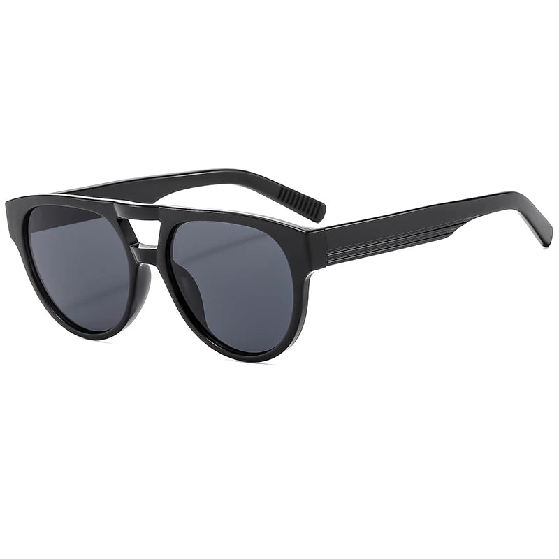 Gafas de Sol Ovaladas Unisex | Diseño Clásico con Doble Puente | Lentes UV400 Protección Total para Hombre y Mujer