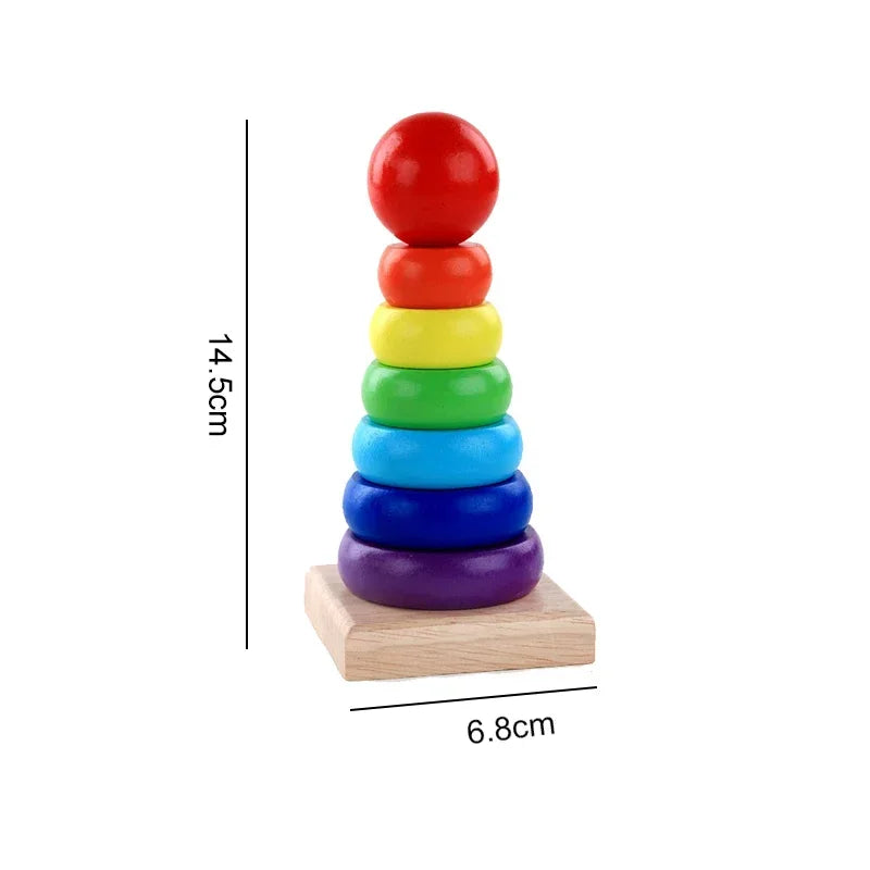 Juguetes Montessori de Madera | Juegos Educativos para Bebés 1-3 Años Niños Niñas