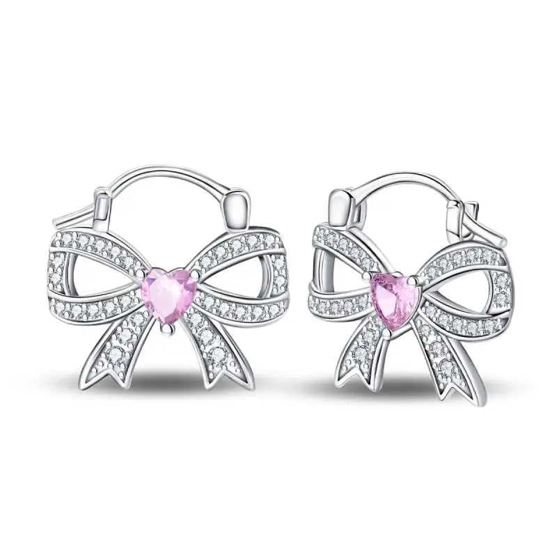 Aretes Primavera Plata 925 | Abeja, Flor y Mariposa | Aros Dobles Mujer