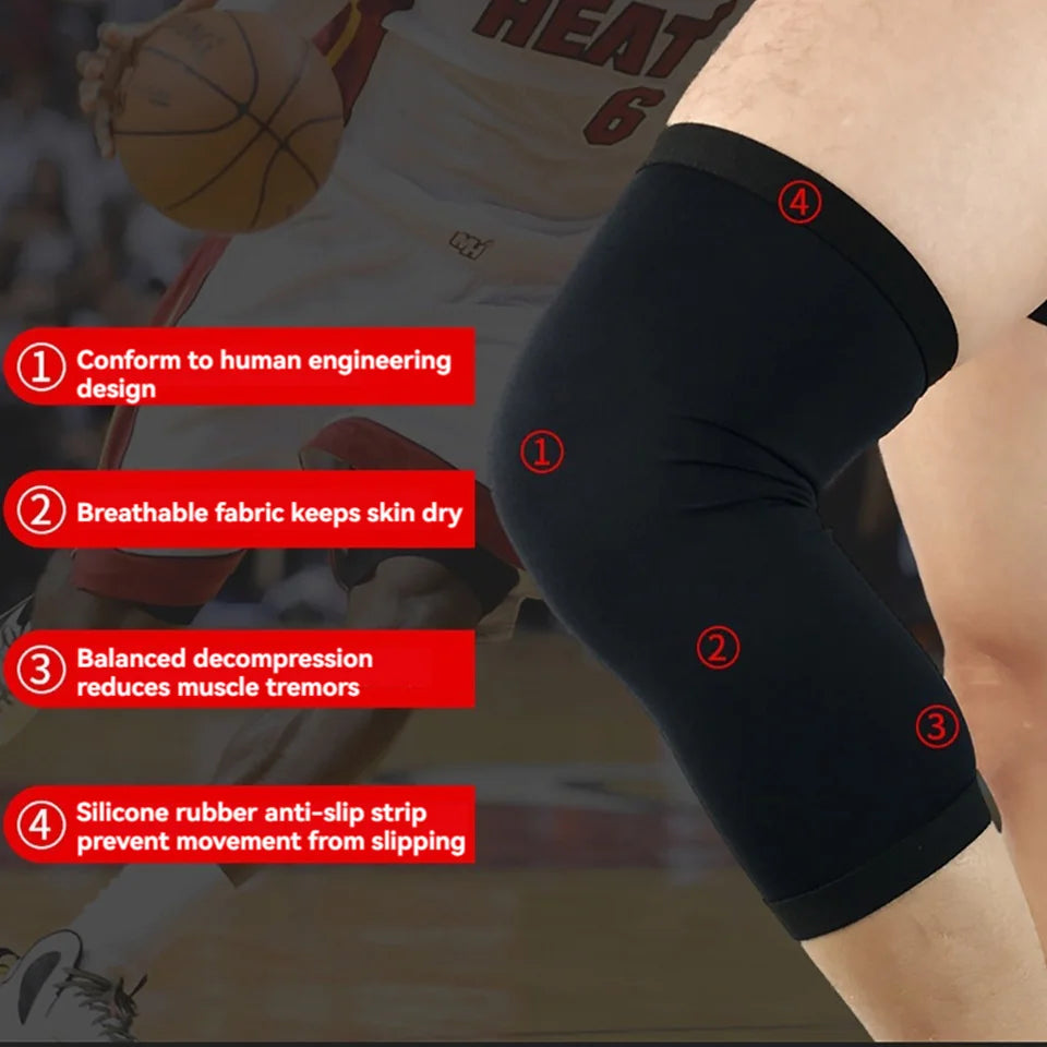 Rodillera Deportiva Compresiva GOBYGO 🏀 Protección para Running, Ciclismo, Baloncesto y Fitness | 1 Pieza