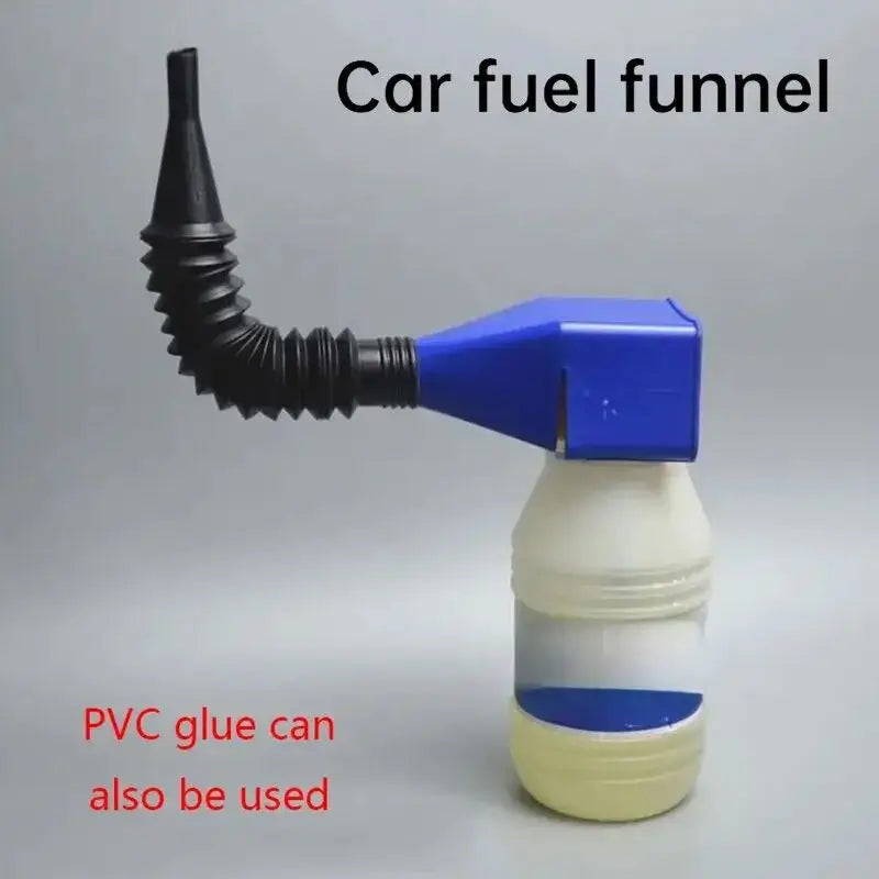 Embudo de Plástico para Coche y Moto – Herramienta de Relleno con Filtro para Aceite y Gasolina | Accesorio Universal de Mantenimiento
