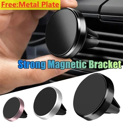 Soporte Magnético para Celular en la Ventila del Carro | Compatible con iPhone, Samsung, Xiaomi y GPS