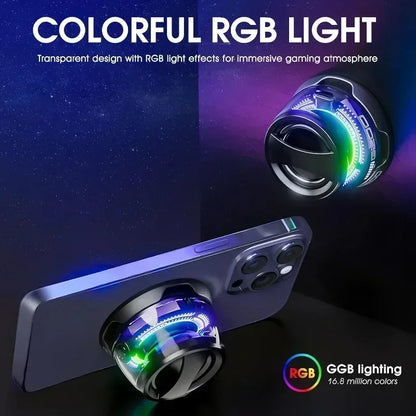 Altavoz Bluetooth Portátil G200 con Luces RGB – Mini Parlante Inalámbrico con Imán, 7H Reproducción, Soporte para Teléfono