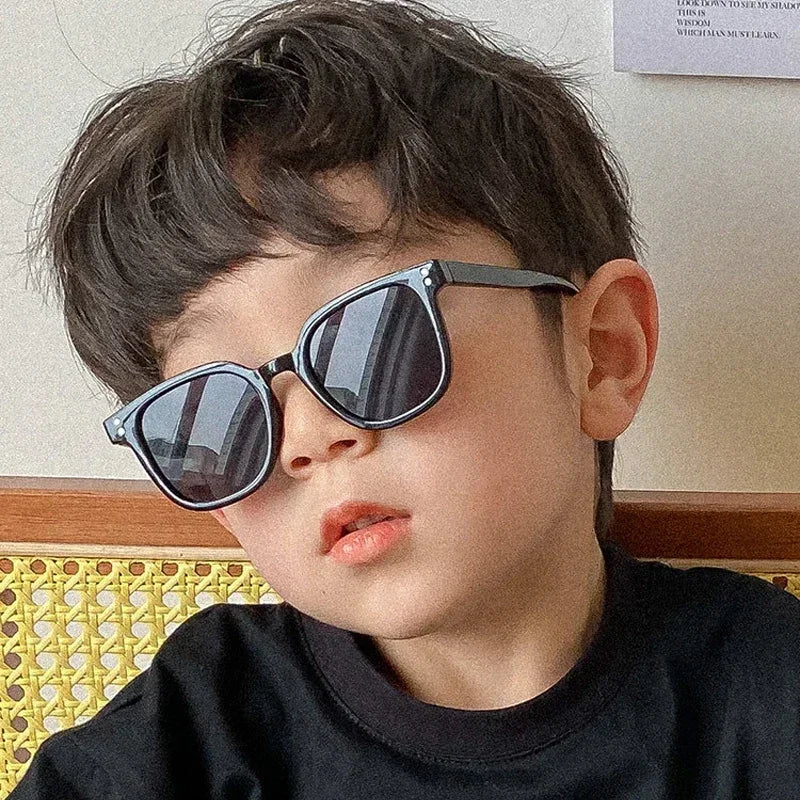 Gafas de Sol Cuadradas Vintage para Niños | Protección UV400 Niño Niña Moda Infantil
