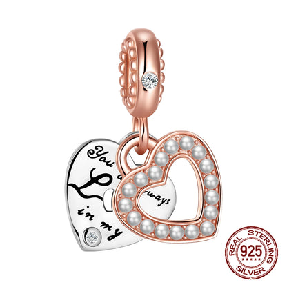 Charm avión y luciérnaga en plata 925 – Amor y viaje, compatible Pandora, pulsera y collar DIY mujer