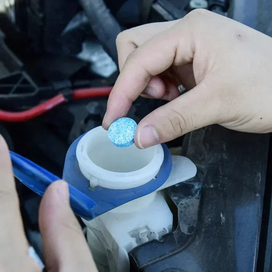 Tabletas Concentradas Limpiaparabrisas para Coche | Pastillas Efervescentes de Limpieza de Cristales y Ventanas