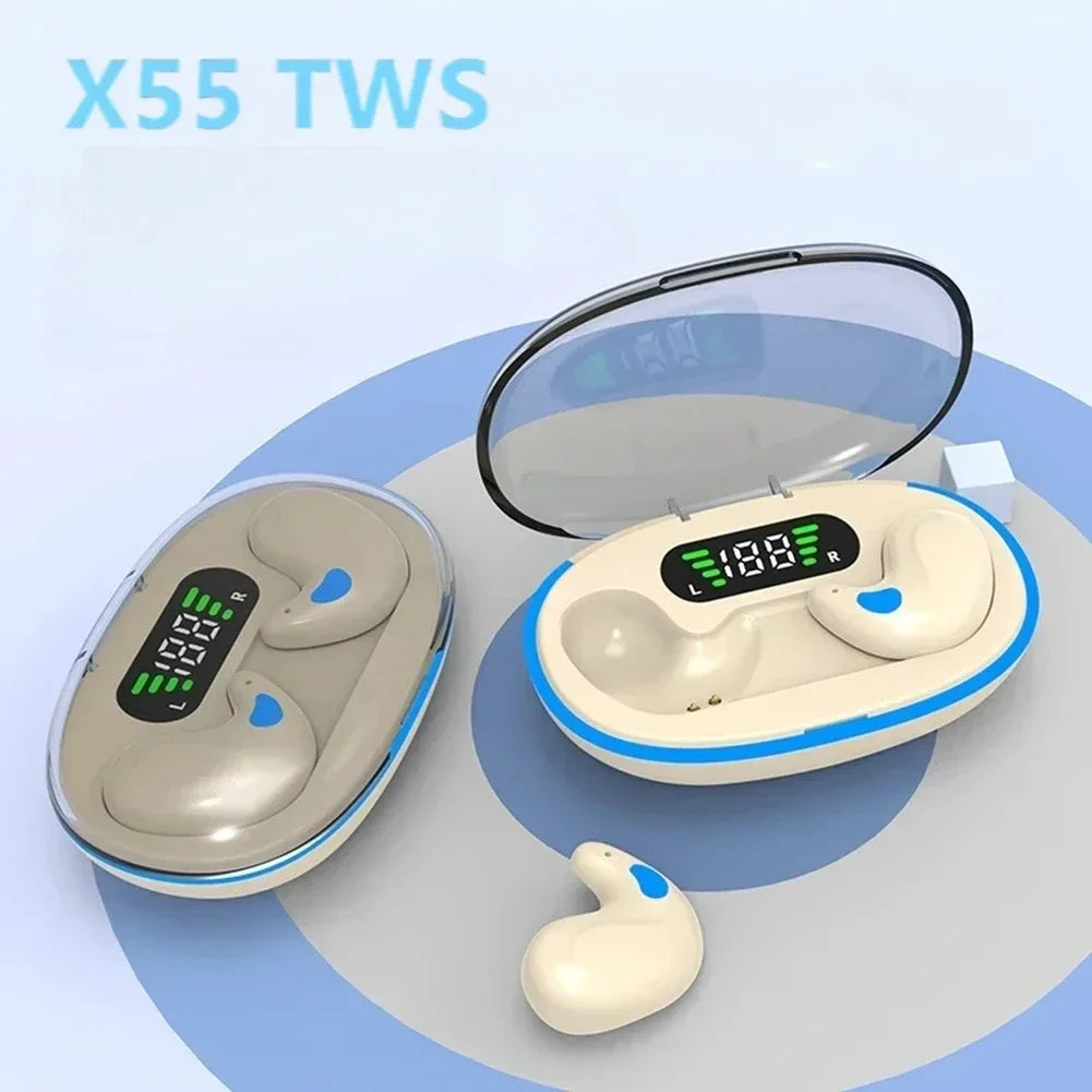 X55 TWS – Auriculares inalámbricos Bluetooth, impermeables, mini, estéreo HiFi para Xiaomi y iPhone
