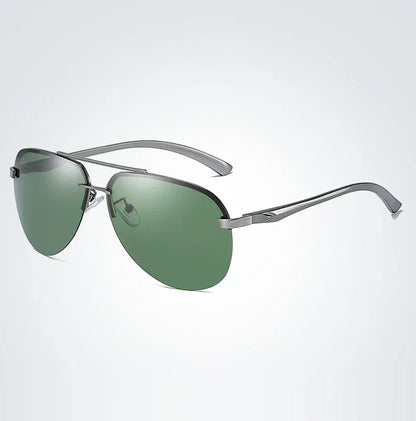 Gafas de Sol Polarizadas Clásicas Unisex | Lentes Espejo con Montura Metálica para Conducir y Viajar