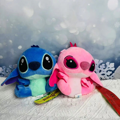 Peluche Stitch Disney 4/8 Pulgadas – Muñeco de Peluche Azul/Rosa | Juguete Anime Lilo & Stitch Regalo para Niños
