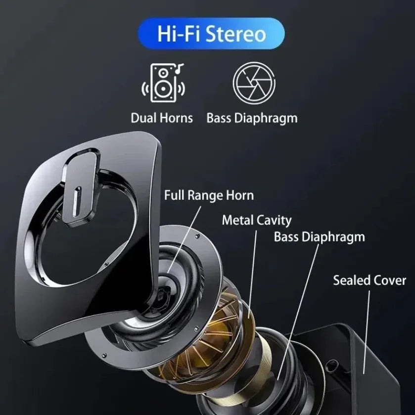 Altavoces de escritorio XIKCU con LED – HiFi estéreo USB con micrófono para PC