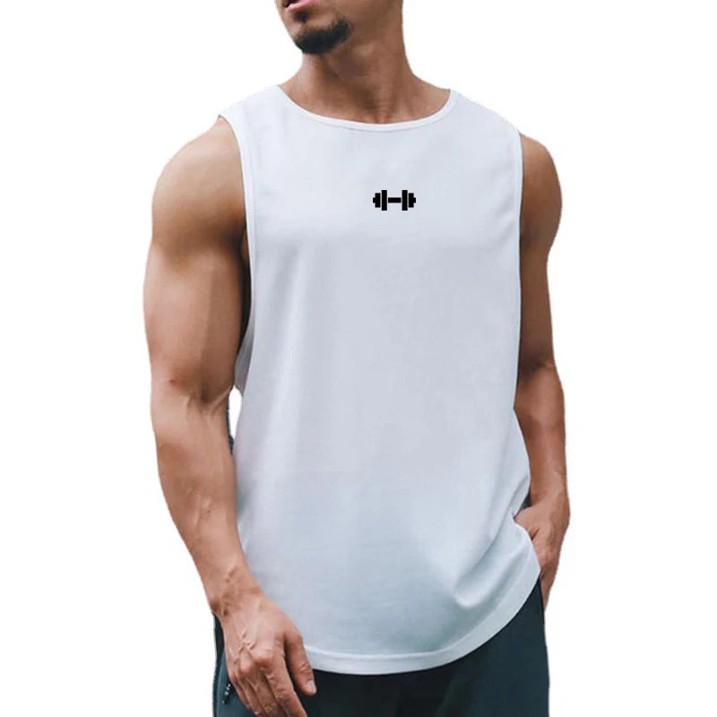 Tank Top Deportivo de Hombre – Fitness, Gym y Bodybuilding, Secado Rápido, Sin Mangas, Corte Loose, Verano, Moda y Baloncesto