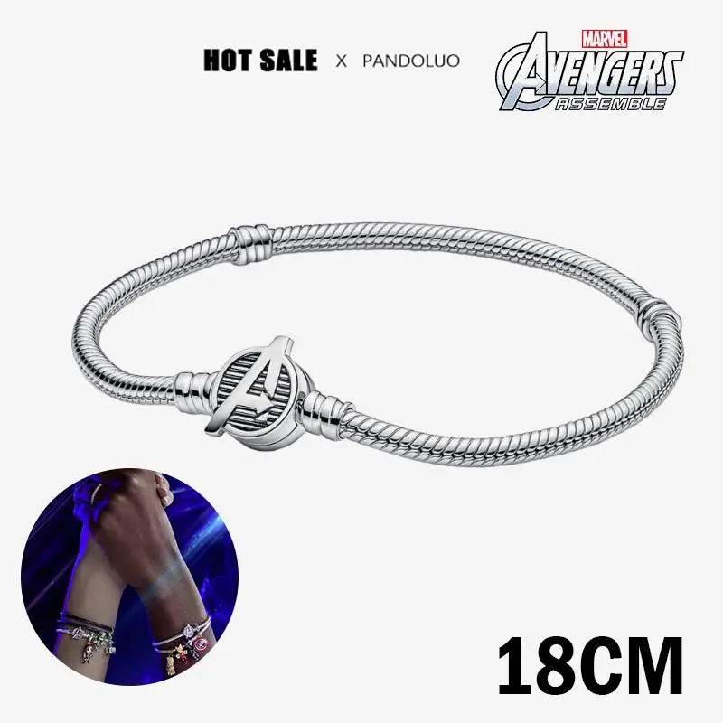 Charm Marvel Iron Man y Spiderman en Plata 925 – Abalorios Disney para Pulsera Original Mujer
