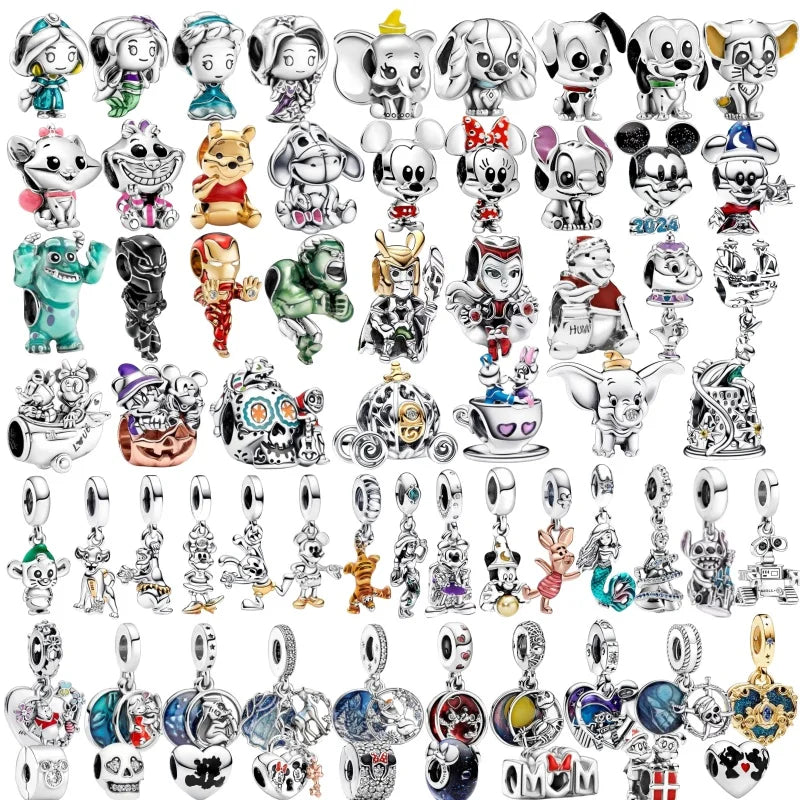 Charm Disney 100º Aniversario Mickey Mouse – Abalorios Princesa y Calabaza para Pulseras Originales Mujer