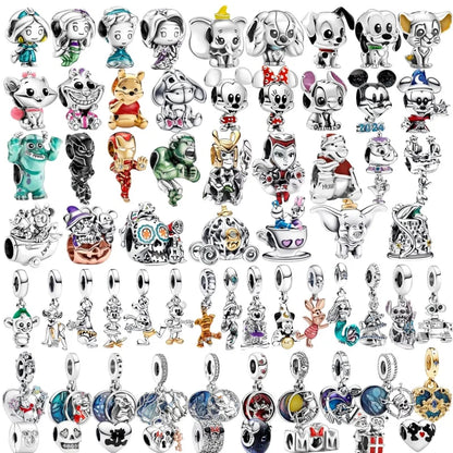 Charm Disney 100º Aniversario Mickey Mouse – Abalorios Princesa y Calabaza para Pulseras Originales Mujer