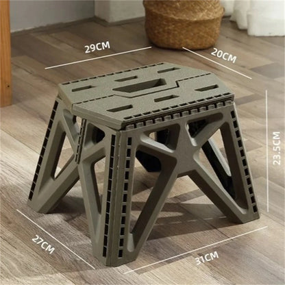 Taburete Plegable Portátil para Exterior – Alta Capacidad, Pesca, Playa y Camping