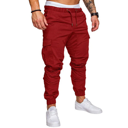 Pantalones Jogger de Moda para Hombre – Streetwear 2025, Cargo, Multi-Bolsillos, Casual, Fitness y Gym