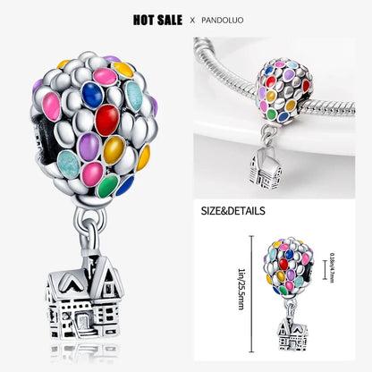 Charm Marvel Iron Man y Spiderman en Plata 925 – Abalorios Disney para Pulsera Original Mujer