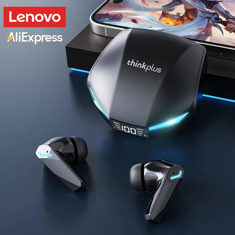 Lenovo GM2 Pro – Auriculares Bluetooth 5.3 In-Ear Gaming Low Latency con Micrófono y Cancelación de Ruido