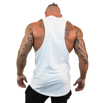 Tank Top de Bodybuilding para Hombre – Camiseta Sin Mangas con Letras y Animales, Gym y Fitness, Verano, Vest T-Shirt Masculina